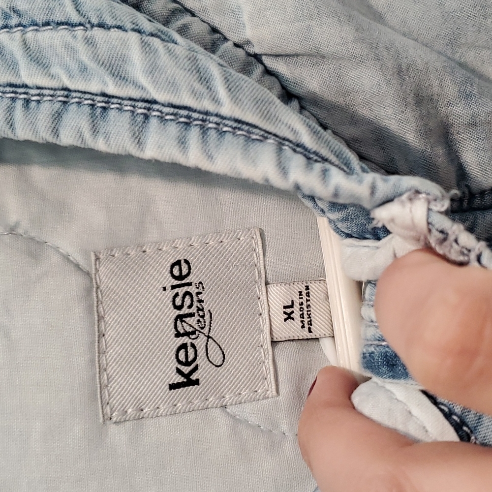 Kensie Jeans Jacket (XL) - Picture 2 of 6